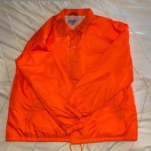 Orange Edwards Unisex coaches jacket NEW